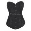 オーバーバストコルセット　人気　ブラック　レディースビスチェ