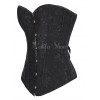オーバーバストコルセット　人気　ブラック　レディースビスチェ