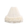 シフォンロリータスカートボウフリルホワイトLolitapetticoat