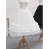 シフォンロリータスカートボウフリルホワイトLolitapetticoat