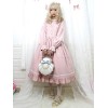 スウィートロリータドレスOPターンダウンカラーフリルミルクカーフワンピースロリータドレス