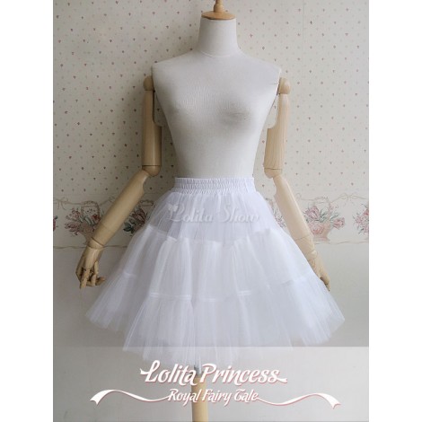 パニエ　スウィート　スカート　オーガンザ　ハーフスカート（ひざ丈スカート）　カジュアル