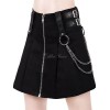 ゴシックロリータSKリベットチェーンミリタリーロリータスカート