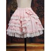 ロリータスカート　ピンク　ロリィタ　スィート　甘ロリ　お茶会　デート　入学式　卒業式　イベント
