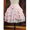ロリータスカート　ピンク　ロリィタ　スィート　甘ロリ　お茶会　デート　入学式　卒業式　イベント