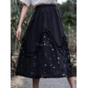 甘いロリータSKブラックフリルロリータスカート