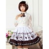 ロリータ服　スウィート　ポリエステル　プリント　チョコレート　カジュアル