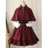 ゴスロリスカート　リグレッションビクトリア風　ゴシックヴィンテージSKロリータスカート