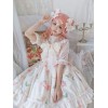 甘いロリータJSKドレス夏のレモンプリント弓ロリータジャンパースカート