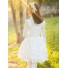 クラシックロリータJSKドレス酸素ガール刺繍フリルホワイトコットンロリータジャンパースカート