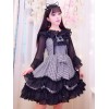 スウィートロリータJSKドレスフリルボウコットンロリータジャンパースカート