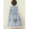 Classic Lolita JSKボーラッフルプリントLolitaジャンパースカート