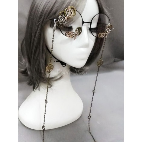 ロリータアクセサリー　ブロンズカラー　樹脂　カジュアル　スチームパンク