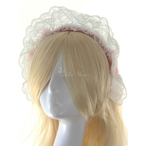 ロリィタ髪飾り　マルチカラー　可愛い　レース　シンセティック（合成素材）　ダンスパーティー