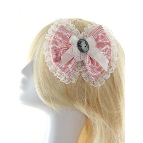 ロリィタ髪飾り　マルチカラー　可愛い　レース　シンセティック（合成素材）　ダンスパーティー