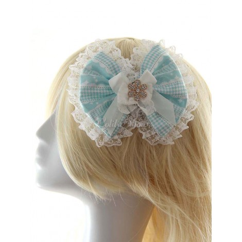 ロリィタ髪飾り　マルチカラー　可愛い　レース　シンセティック（合成素材）　ダンスパーティー