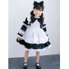 子供のためのロリータドレスメイドロリータ服装レースフリル弓ロリータワンピースドレス