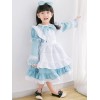 子供のためのロリータドレスメイドロリータ服装レースフリル弓ロリータワンピースドレス