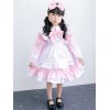 子供のためのロリータドレスメイドロリータ服装レースフリル弓ロリータワンピースドレス
