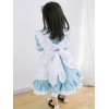 子供のためのロリータドレスメイドロリータ服装レースフリル弓ロリータワンピースドレス