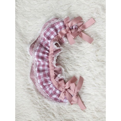 甘いロリータアクセサリーブルゴーニュレースポリエステル繊維帽子弓