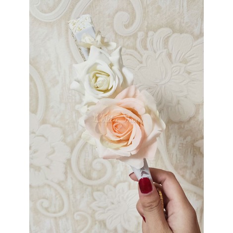 ブラックロリータアクセサリーフラワーポリコットンブレンドアクセサリーその他