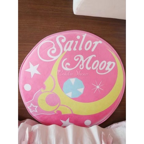 美少女戦士セーラームーンカーペットピンクラウンドスリップ床敷物寝室の写真撮影の小道具