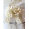 白いベールの翼真珠の花の羽ロリータアクセサリー