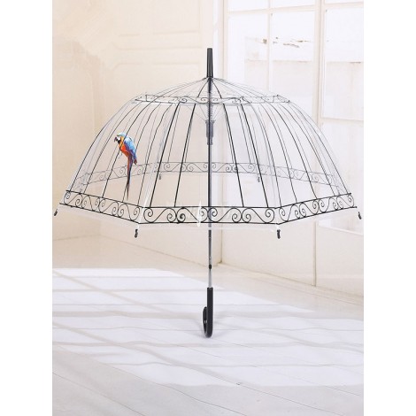 クラシックロリータアンブレラ透明PVCロリータパラソル