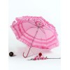 クラシックロリータパラソルフリルフリルナイロンロリータパラソル