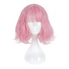 原宿ロリータウィッグブラントフリンジナチュラルウェーブピンクロリータウィッグ