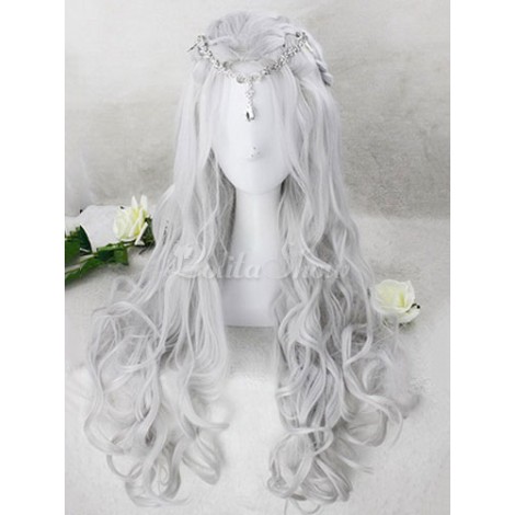 ロリータかつら　ウィッグ　耐熱ファイバー　お茶会　原宿系