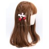ロリータかつら　ウィッグ　ディープブラウン　耐熱ファイバー　お茶会　クラシック＆トラディション