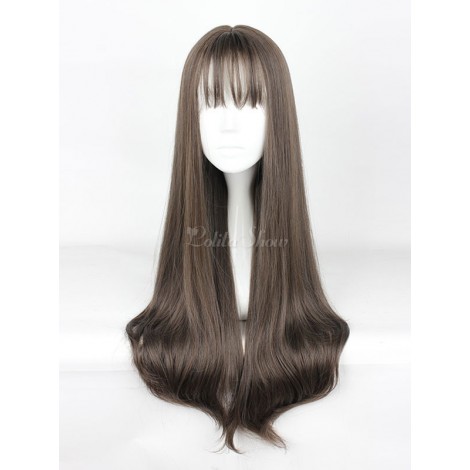 ロリータかつら　ウィッグ　耐熱ファイバー　カジュアル　スウィート　ウィッグ