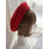 スウィートロリータハットウールレッドロリータベレー
