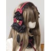 ゴシックロリータヘアピンレースフリルボウロリータヘアアクセサリー