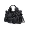 ロリータバッグ　ハンドバッグ　ブラック　ゴシック　シンセティック（合成素材）　カジュアル　レース　レース