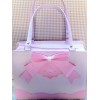 ロリータバッグ，全３色　リボン　ハンドバッグ　ポリウレタン／PU　カジュアル