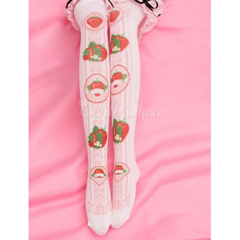 ロリィタ靴下　ピンク　ソックス　ポリエステル　スウィート