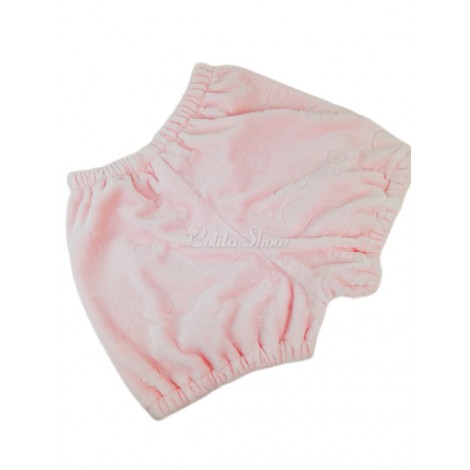 スウィートロリータショーツフランネルフリルピンクロリータブルマー