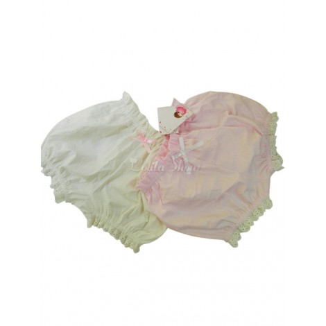 ロリィタパンツ　2カラーブロック　クラシック＆トラディション