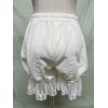ロリィタパンツ　ホワイト　無地　クラシック＆トラディション　ポリエステル