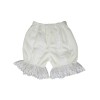ロリィタパンツ　ホワイト　無地　クラシック＆トラディション　ポリエステル