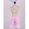 ロリィタパンツ　ピンク　コットン　スウィート　かわいい