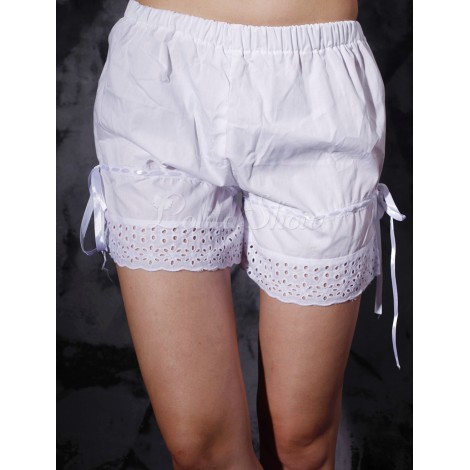 ロリィタパンツ　ホワイト　コットン　かわいい　人気