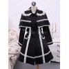 コート　ロリータアウターウェア　ロリィタ　クラシック　ゴスロリ　パンク　ゴシック　クラシカル　スウィート　コットン　ブラック　長袖　クラロリ　お茶会　デート　入学式　卒業式　イベント