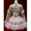 ロリータ服　セット　シャツ＆スカート　ピンク　長袖　スィート