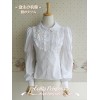 ロリータ服　ブラウス　トップス　ホワイト　コットン１００％　カジュアル