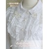 ロリータ服　ブラウス　トップス　ホワイト　コットン１００％　カジュアル