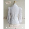 ロリータ服　ブラウス　トップス　ホワイト　コットン１００％　カジュアル